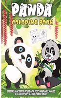 Panda Coloring Book: Funny Coloring Pages for Toddlers Who Love Cute Pandas, Gift for Boys and Girls Ages 2-6