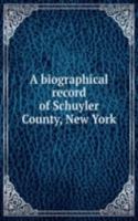 A BIOGRAPHICAL RECORD OF SCHUYLER COUNT