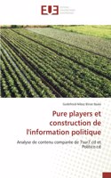 Pure players et construction de l'information politique