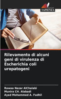 Rilevamento di alcuni geni di virulenza di Escherichia coli uropatogeni