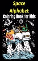 Space Alphabet Coloring Book for Kids