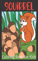 Squirrel Coloring Book For Kids