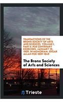 Transactions of the Bronx Society of Arts and sciences. Volume I, Part II. Poe Centenary Exercises, January 19, 1909. In Memoriam. Edgar Allan Poe 180