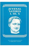 Juvenal Satires I, III, X