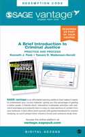 Brief Introduction to Criminal Justice Vantage Shipped Access Card