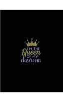 I'm the Queen of My Classroom: Monthly School Calendar and Homework Organizer Elementary, Middle and High School Academic Planner