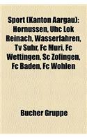 Sport (Kanton Aargau): Hornussen, Uhc Lok Reinach, Wasserfahren, TV Suhr, FC Muri, FC Wettingen, SC Zofingen, FC Baden, FC Wohlen(German)