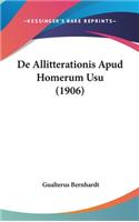 de Allitterationis Apud Homerum Usu (1906)