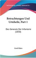 Betrachtungen Und Urteheile, Part 1