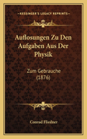 Auflosungen Zu Den Aufgaben Aus Der Physik