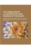 The Human Heart Illustrated by Nine Figures of the Heart; Representing the Different Stages of Life, and Two Death-Bed Scences the Wicked and the Righteous