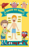 I Know My Body Coloring book for kids