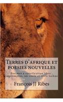 Terres d'afriques et poesies nouvelles