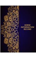 Horse information Record