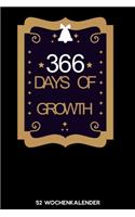 366 Days of Growth - 52 Wochenkalender