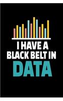 I Have A Black belt In Data: Dot Grid Page Notebook Gift For Computer Data Science Related People.