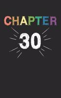 Chapter 30: diary, notebook, book 100 lined pages in softcover for everything you want to write down and not forget