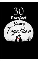 30 Purrfect years Together: Celebrate Office Notebook Journal For valentines day gifts, Commitment day To Write In Gift For Kitten cat Lovers & Couples: 120 pages - 6 x 9 inche