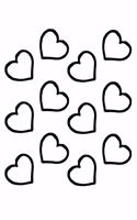 Heart Notebook: Wide Ruled Line Paper Pages Journal 6 x 9 Inches (15,2 x 22,9 cm) - I Love You Gift Idea - Diary, Photo Album or Recipes Booklet