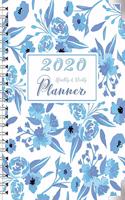 2020 Monthly and Weekly Planner: One Year Calendar Planner from JAN 2020 to DEC 2020 with Monthly and Weekly View, Birthday, Password, Goals, To Do List, Notes with brightly Shades 