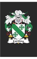 Cortina: Cortina Coat of Arms and Family Crest Notebook Journal (6 x 9 - 100 pages)