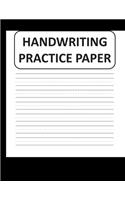 Handwriting Practice Paper: Handwriting Paper For Kids: ABC First writing Blank Dotted Lined Sheets Notebook for K-3 Students,120 pages, 8.5x11