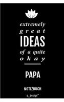 Notizbuch für Papas / Papa / Väter / Vater