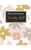 Monthly Bill Planner and Organizer: Monthly & Weekly Budget Planner Expense Tracker Bill Organizer Notebook (Budget Planning)