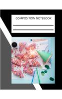 Composition Notebook, Notebooks are important: 110 Ruled Pages (8.5 x 11 in): College Ruled Blank Lined Cute Notebooks for Girls Teens Kids School Writing Notes Journal (8.5 x 11 in)