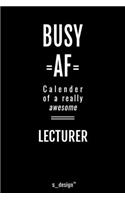 Calendar 2020 for Lecturers / Lecturer