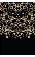 Gold Mandala Graph Notebook