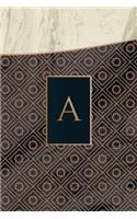Monogram a Notebook: Blank Journal Diary Memoir Log Logue(1 Luxury One 150 Lined)
