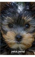 Yorkie Journal: 6 x 9 inch, blank lined journal, 200 pages