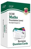 GCSE Maths AQA Revision Question Cards - Foundation: (CGP AQA GCSE Maths)