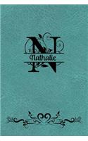 Split Letter Personalized Name Journal - Nathalie