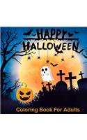 Happy Halloween Coloring Books For Adults