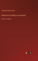 Belletristische Blätter aus Russland