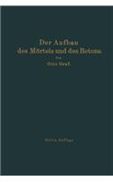 Der Aufbau des Mörtels und des Betons