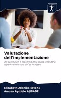 Valutazione dell'implementazione