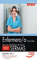 Enfermero/a. Turno libre. Servicio Madrileno de Salud (SERMAS). Temario Vol.I