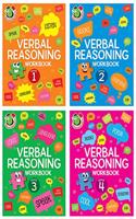 VERBAL REASONING WORKBOOK (SET OF 4 English activity BOOKS)