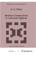 Boolean Constructions in Universal Algebras