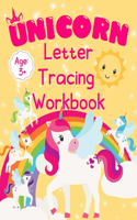Unicorn Letter Tracing Workbook