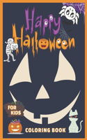 Happy Halloween Coloring Book For Kids