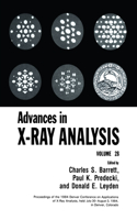 Advances in X-Ray Analysis