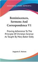 Reminiscences, Sermons And Correspondence V1