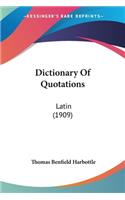 Dictionary Of Quotations