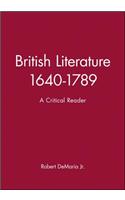 British Literature 1640-1789