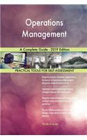 Operations Management A Complete Guide - 2019 Edition