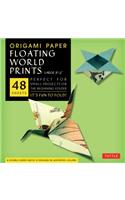 Origami Paper - Floating World Prints - 8 1/4 - 48 Sheets